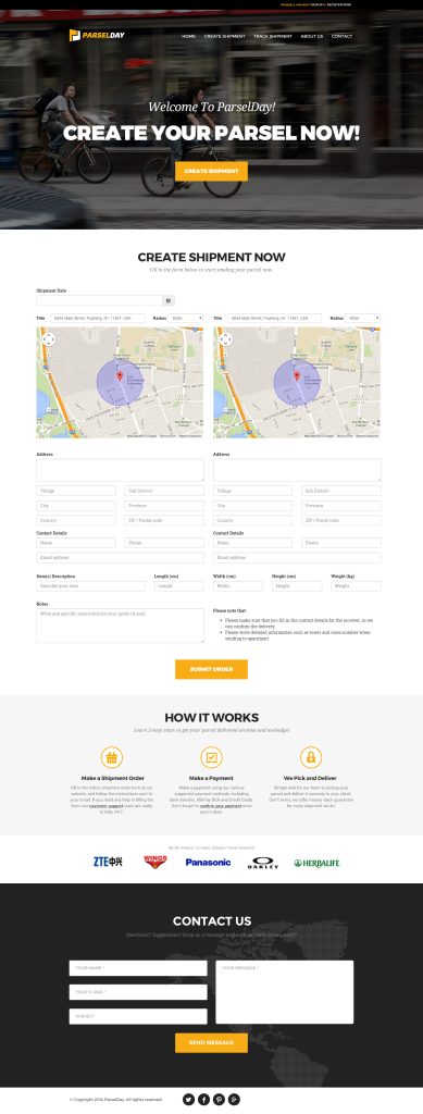 ParselDay: Website Design